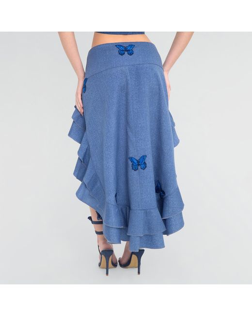 Maui X Lolita Blue Princess High Low Skirt