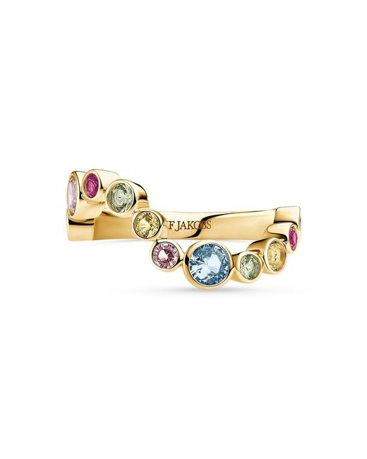 Sif Jakobs Jewellery Metallic Ring Sardinien Wave