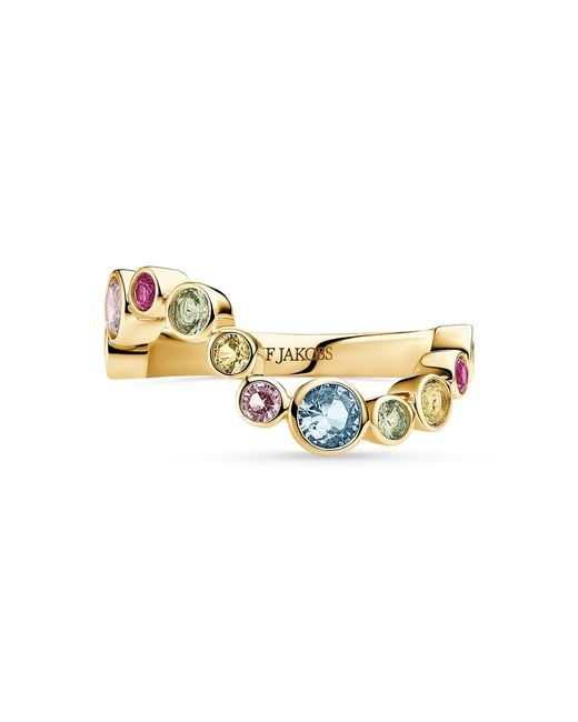 Sif Jakobs Jewellery Metallic Ring Sardinien Wave