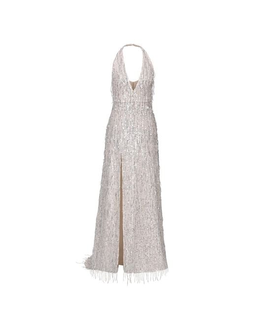 Anse Victorin Gray Diana Sequins Dress