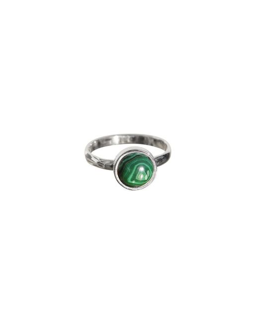 FV Jewellery Green La Stèle Malachite Circle Ring