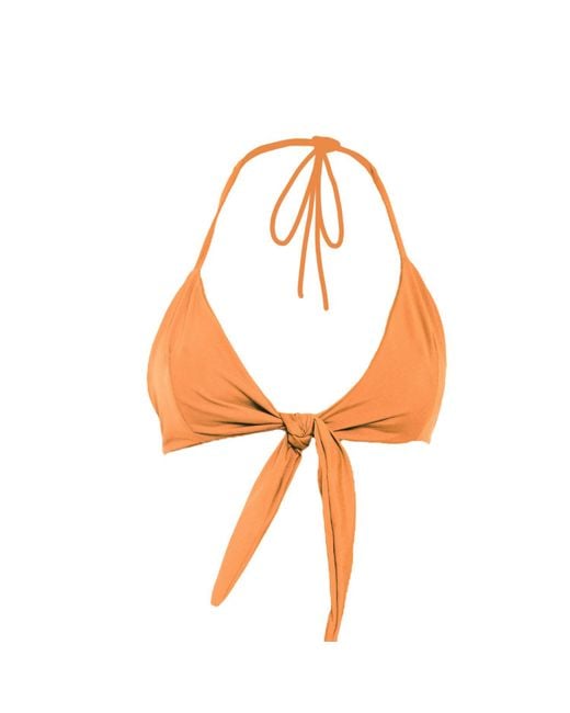 Rêve De Rive Orange Camilla Bikini Top