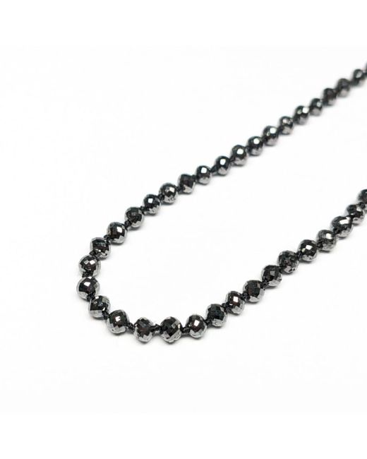 Rahul's Jewels Black 7.5 Genuine Diamond Strand Bracelet