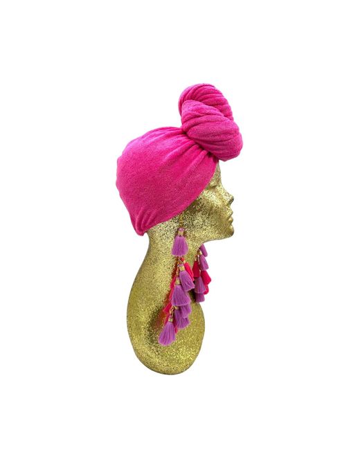 Julia Clancey Pink Terry Chacha Turban