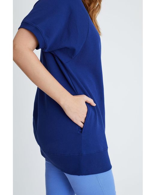 LOVETRUST Blue Lana Sweatshirt Tunic