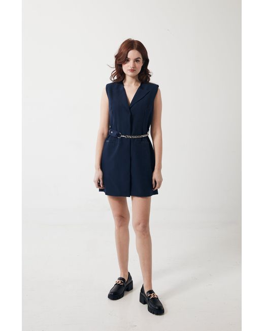 SECTION 101 Blue Maddie Dress