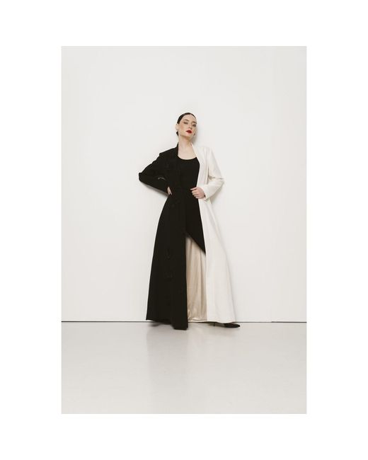 Roqaia Fashion House Black Yin & Yang Jacket