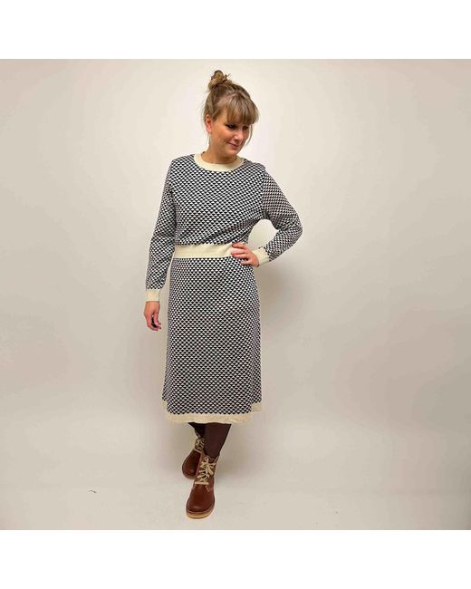 GROBUND Gray Agnes Dress