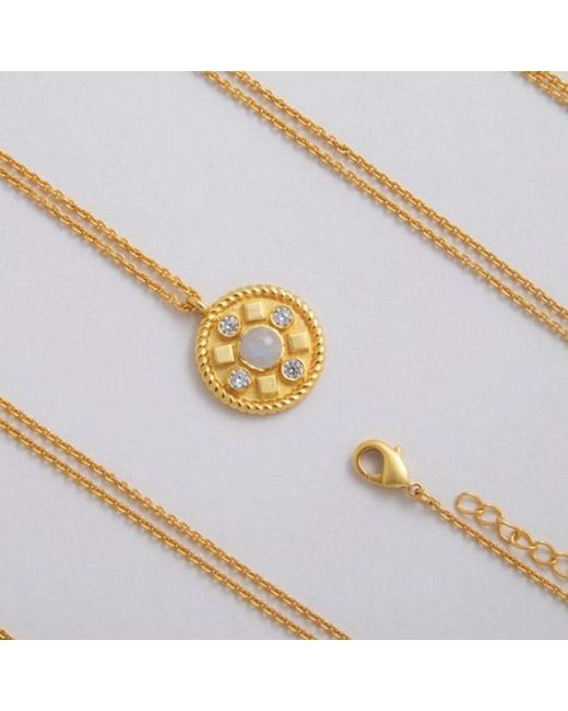 Lavani Jewels Metallic Silver Itzia Necklace