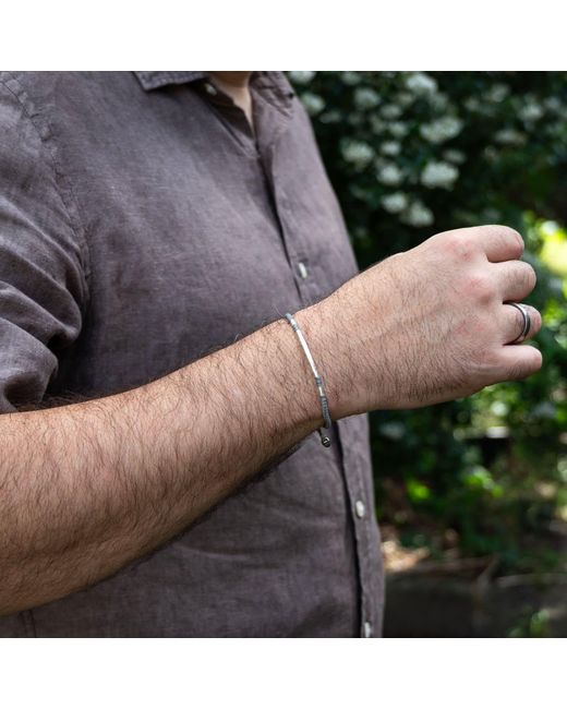 Harbour Uk Metallic Little Björn Rope Bracelet for men