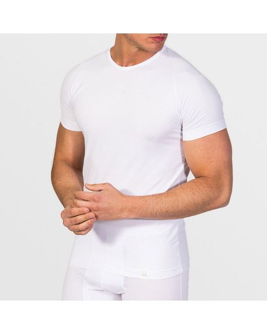 Zd - Zero Defects White Round Neck T-Shirt for men