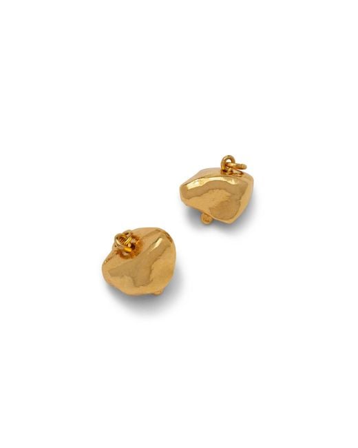 Jaredjamin Metallic Golden Nugget Earring Charms