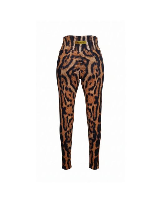 Befitnesslou Brown Leopard Animal Print Legging