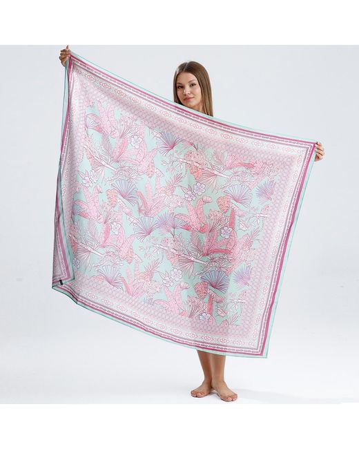 LOVEIST STORE Purple Agua Pareo Sarong Cover-Up