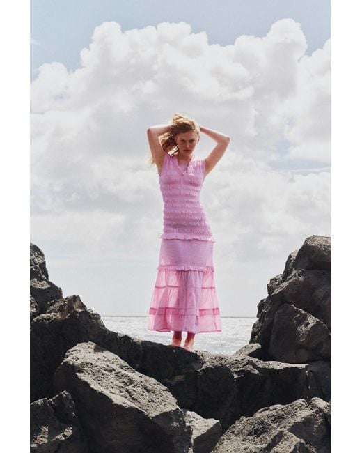 Par & Escala Pink Cami Dress