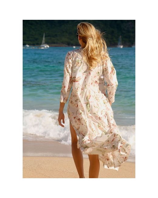 Antra Designs White The Maldiva Kaftan