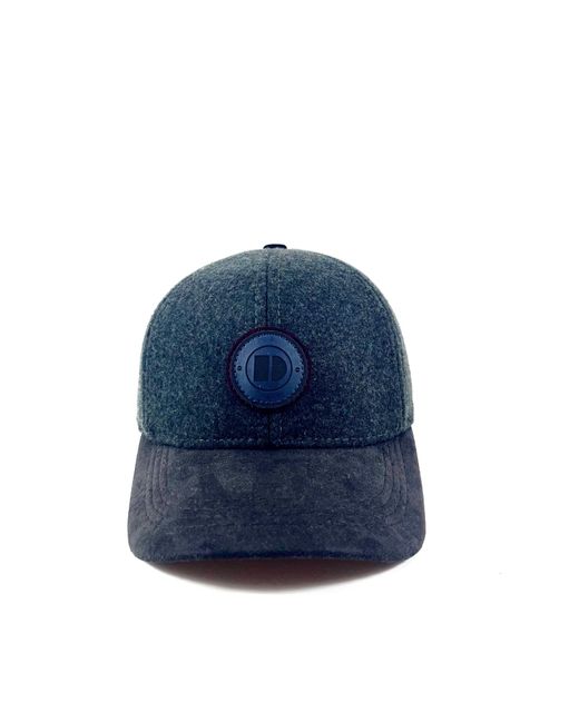 Dasmarca Hats Blue Johnny Dark Wool Baseball Cap for men