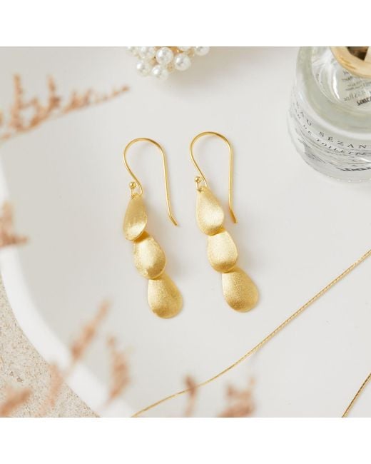 Esterah Metallic Dangle Earrings