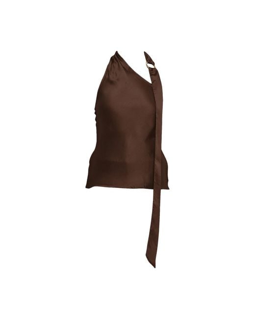 The Ethos Studio Brown Vespara Top