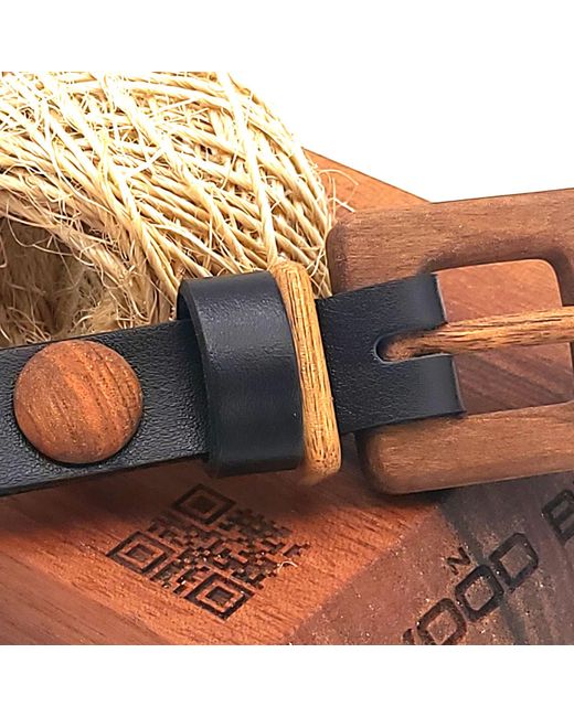 Wood Belt Black Fiordland Kind 206