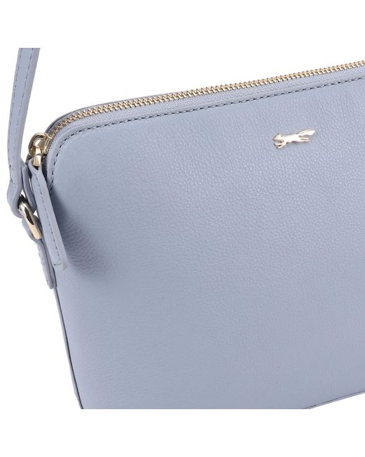 Paul Costelloe Blue Lenya Leather Crossbody Bag