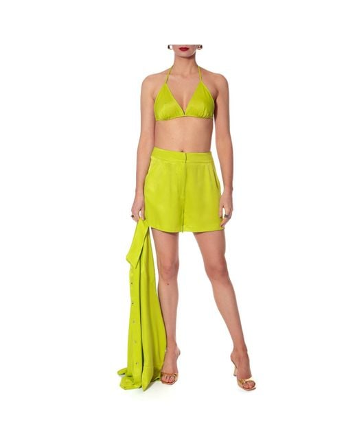 AGGI by HALEWSKI Green Jerry Lime Shorts
