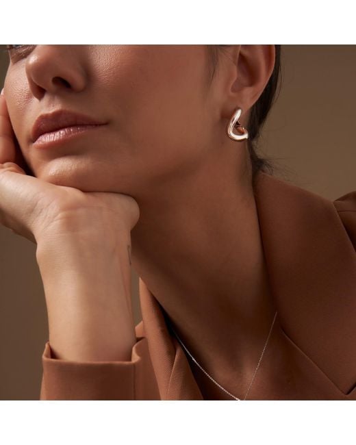 Shabella Nyc Metallic Bold Twirl Earring