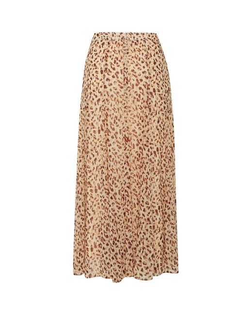 Exquise Natural Arianna Midi Skirt