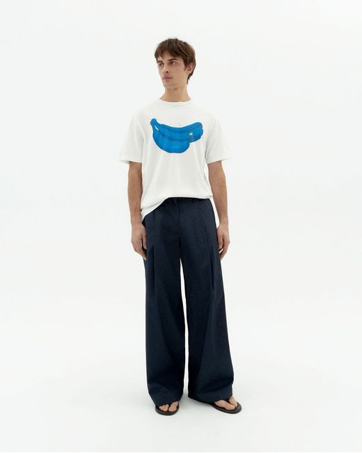 Thinking Mu Blue Bananas Zach T-Shirt for men