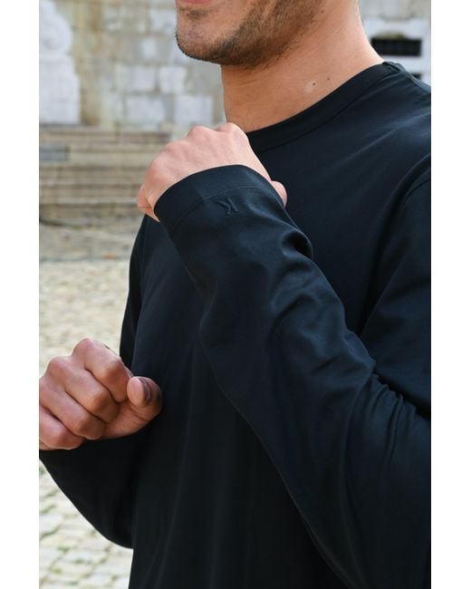 The Koozy Black Nate Long Sleeve for men