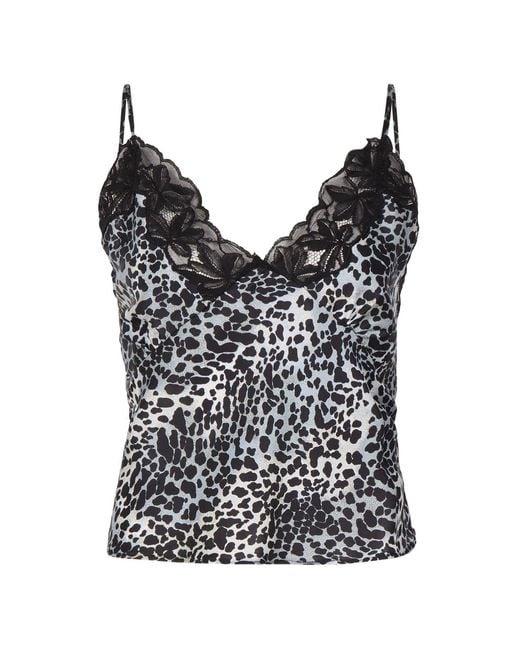 Lisa The Label Black Blossom Cami Top