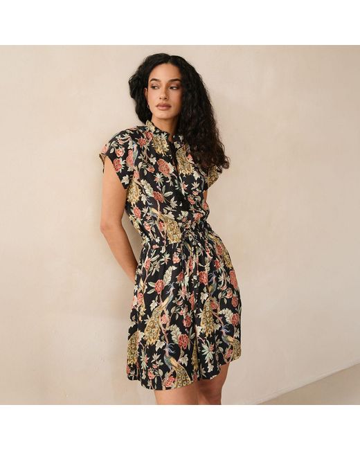 Raishma Black Samara Viscose Playsuit