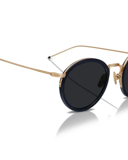 Cossimo Black Coco Round Sunglasses