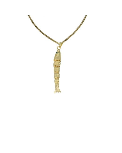 Rachel Nathan Metallic The Catch Necklace