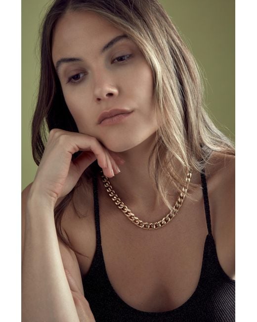 Emma Holland Jewellery Metallic Statement Chain Link Necklace