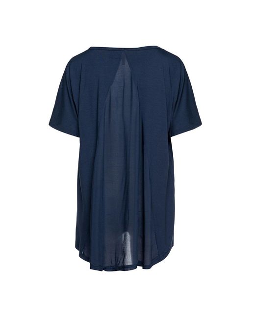 Conquista Blue Short Sleeve Open Front Cardigan
