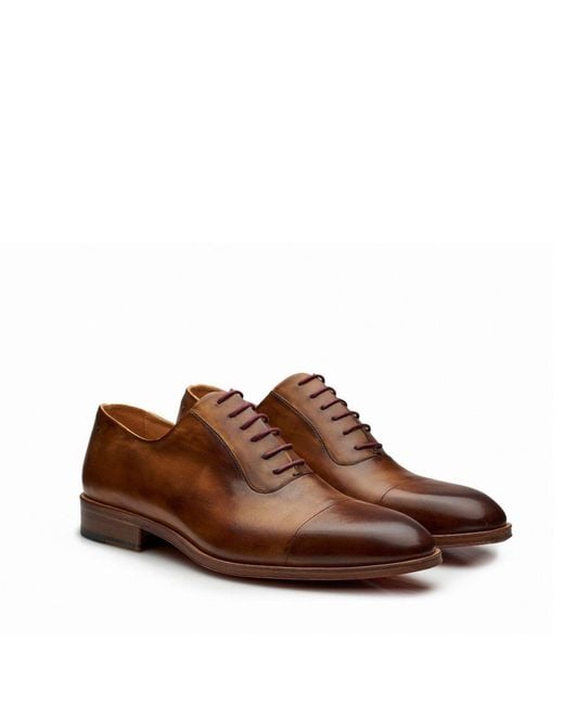 Mariano Shoes Brown Monte Real Oxford for men