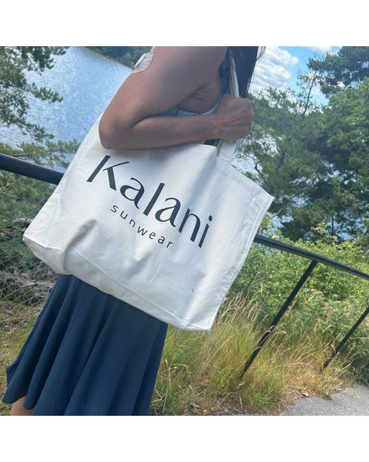 Kalani Sunwear Metallic Neutrals Kalani Recycled Cotton Tote Bag