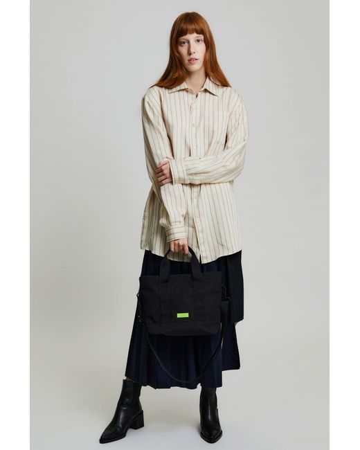 Lefrik Black Strata Mini Bag Lime Vandra