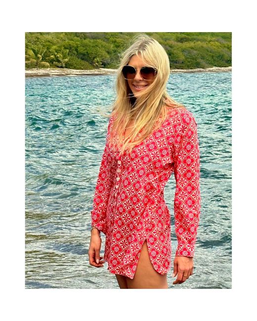 At Last Pink Cotton Louise Shirt