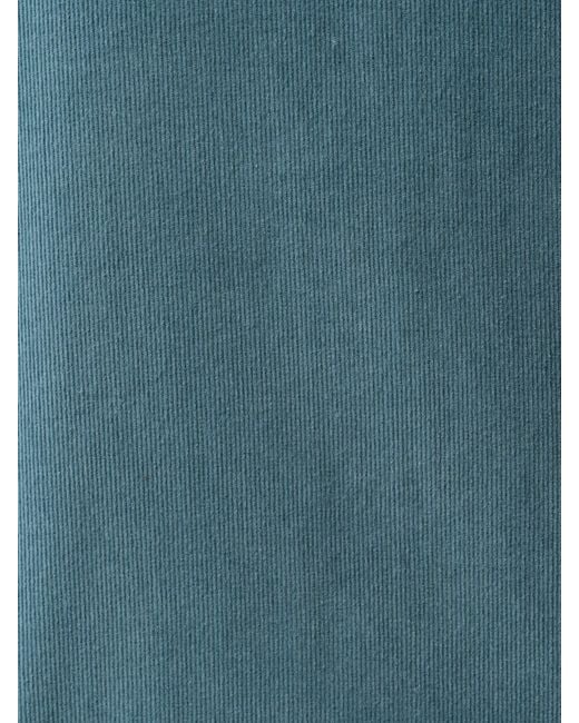 Koy Clothing Blue Petrol Cord Shirt for men