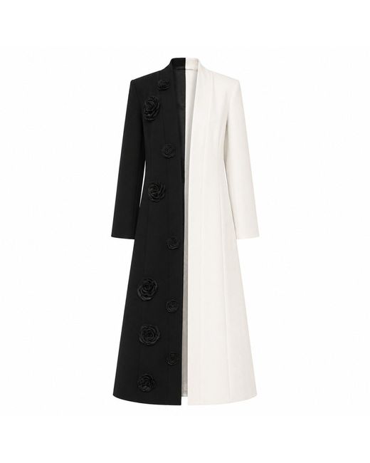 Roqaia Fashion House Black Yin & Yang Jacket