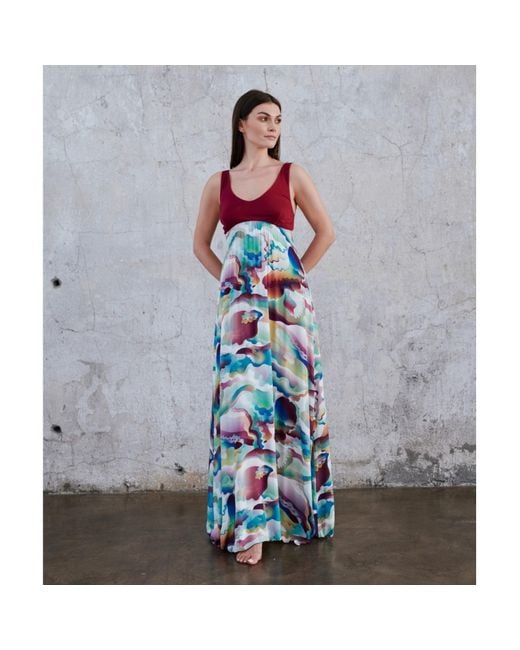 Oh!Zuza Blue Mamma Mia! Maxi Dress