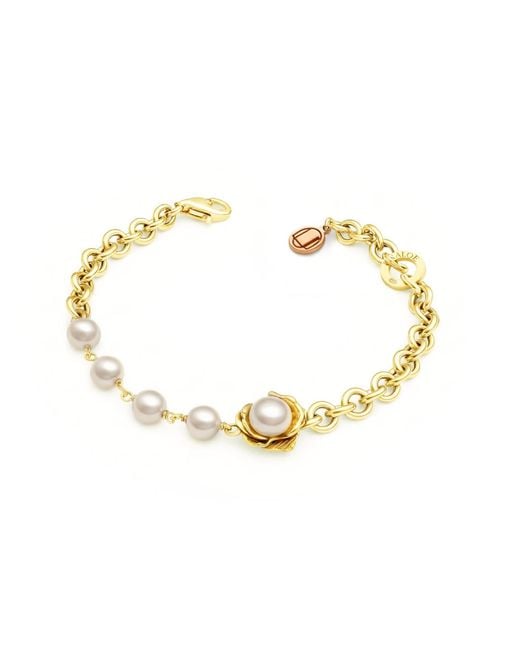 Unaloe Metallic Lumina Pearl Bracelet