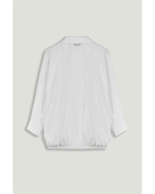 Nocturne White Neutrals Tie-Detail Shirt