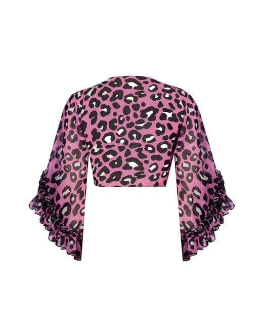 Nur Karaata Purple Leo Top