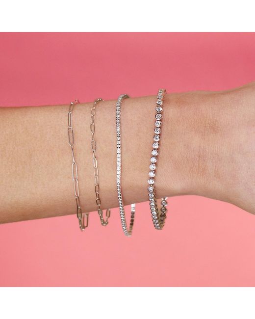 Maya Brenner Metallic Element Short Link Bracelet