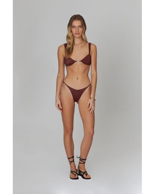 Bianca Resortwear Brown Lola Bikini Top
