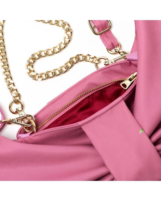 RainSisters Pink Bow Clutch Purse