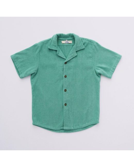 Little Mariner Green Sage Terry Shirt for men